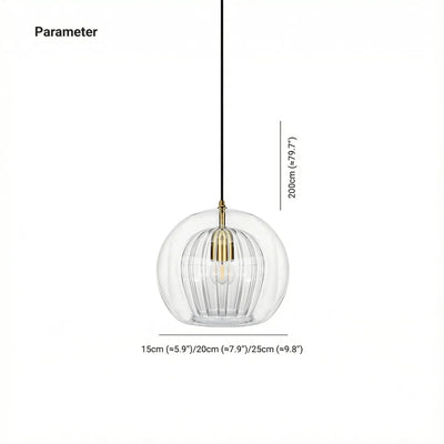 Freyza | Elegant Double Glass Globe Pendant Light for Kitchen Island 7