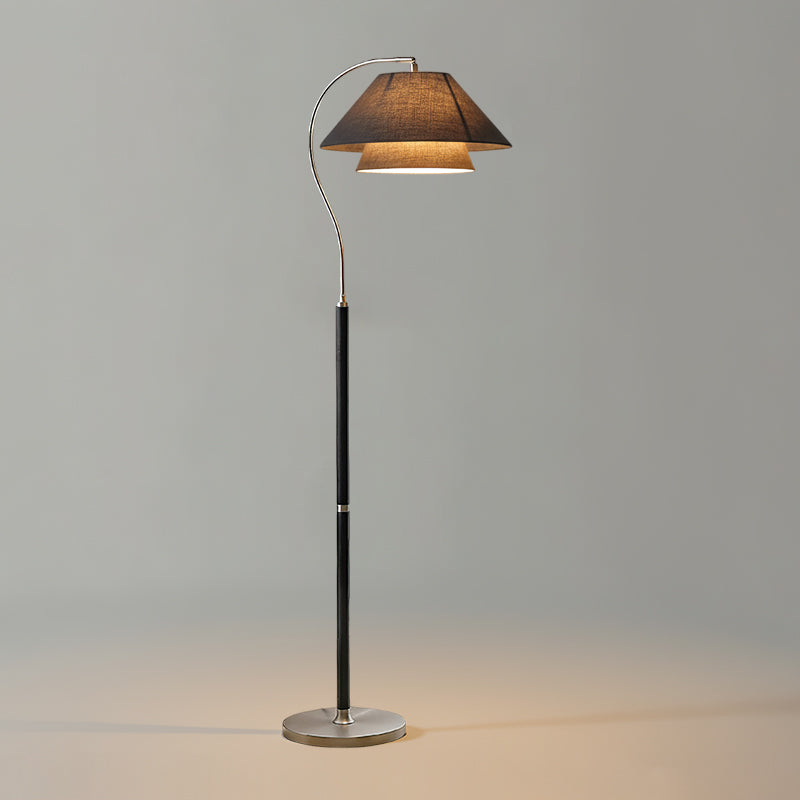GarnerLight | Elegant Modern Black Floor Lamp for Living Room Illumination 10