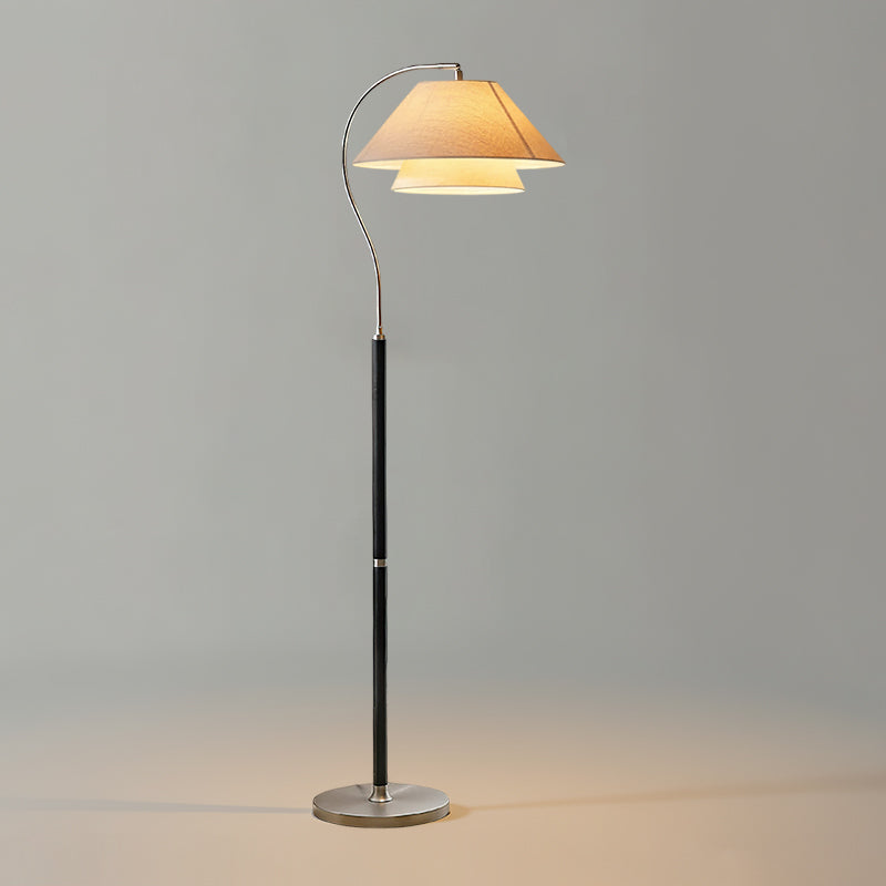 GarnerLight | Elegant Modern Black Floor Lamp for Living Room Illumination 11