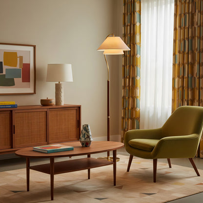 GarnerLight | Elegant Modern Black Floor Lamp for Living Room Illumination 3