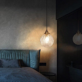 Glass Pendant Light | Adjustable Retro Design for Modern Kitchen and Dining Spaces