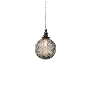 Glass Pendant Light | Adjustable Retro Design for Modern Kitchen and Dining Spaces