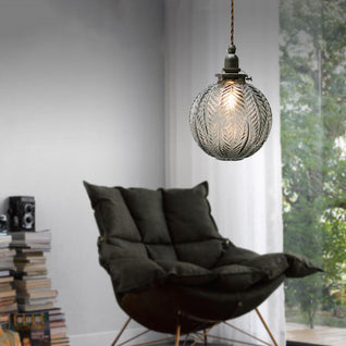 Glass Pendant Light | Adjustable Retro Design for Modern Kitchen and Dining Spaces