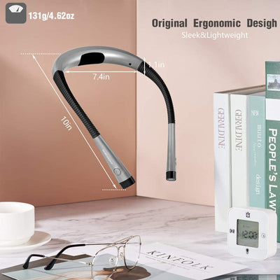 Glaucescent | Ergonomic Adjustable LED Reading Light for Bed 2