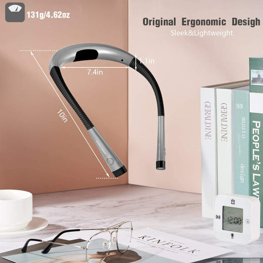 Glaucescent | Ergonomic Adjustable LED Reading Light for Bed 2