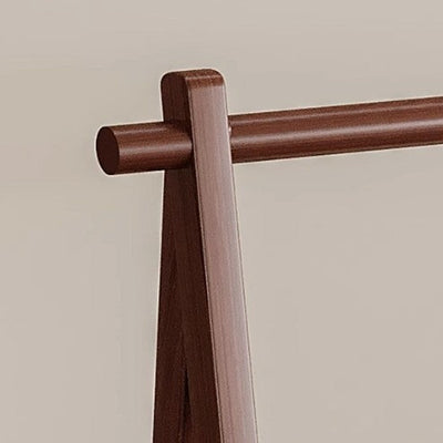 Hall Tree Coat Rack with Bamboo Wood and Rattan Basket | Stylish Entryway Storage Solution 6