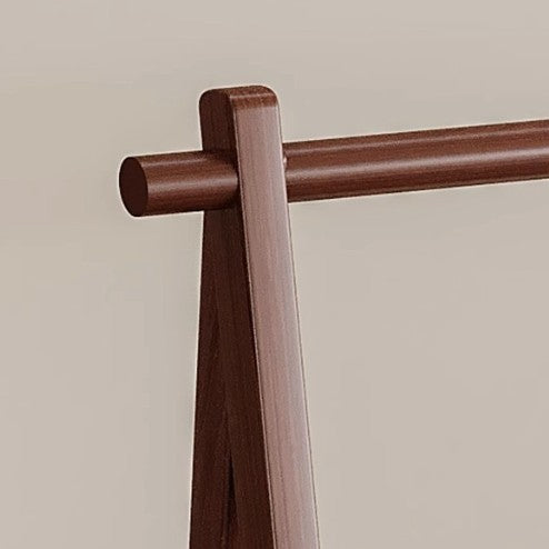 Hall Tree Coat Rack with Bamboo Wood and Rattan Basket | Stylish Entryway Storage Solution 6