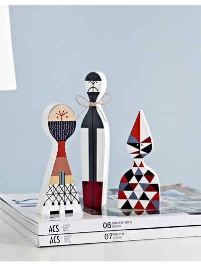 Handcrafted Wooden Figures | Durable MDF Decor with Unique Designs | Festive Living Room and Dining Accents 5