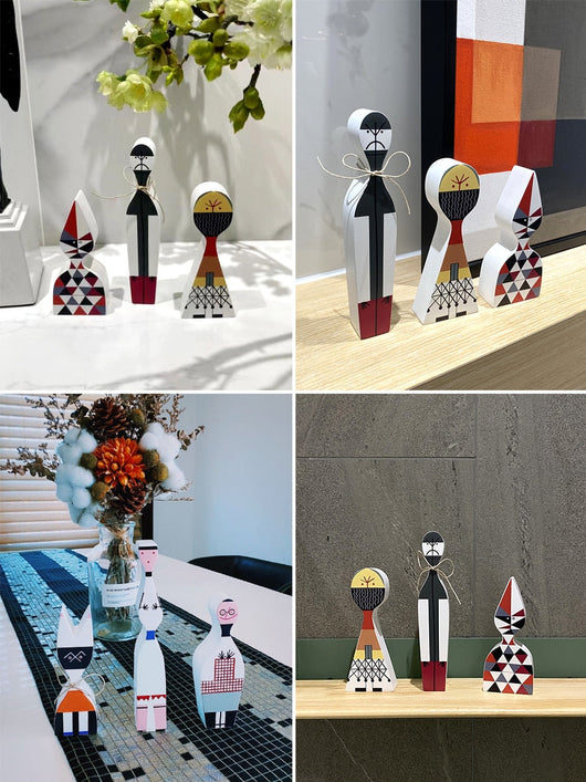Handcrafted Wooden Figures | Durable MDF Decor with Unique Designs | Festive Living Room and Dining Accents 8