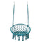 Hanging Chair | Cotton Rope & Steel | Coastal Design for Outdoor Garden Relaxation
