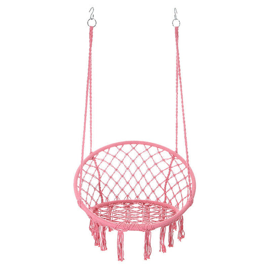 Hanging Chair | Cotton Rope & Steel | Coastal Design for Outdoor Garden Relaxation 17