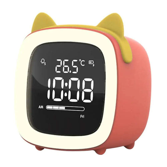 HäschenGlow | Adorable Gentle Night Light Children's Alarm Clock 0