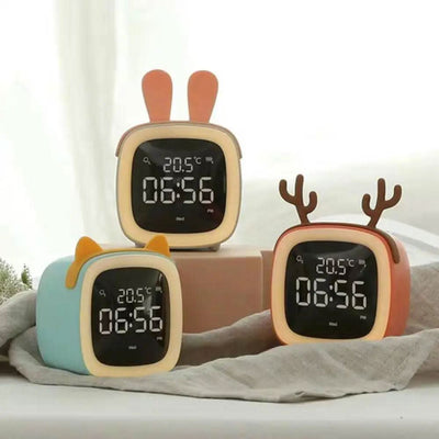 HäschenGlow | Adorable Gentle Night Light Children's Alarm Clock 2