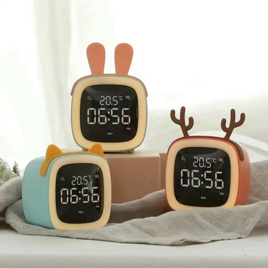 HäschenGlow | Adorable Gentle Night Light Children's Alarm Clock 2