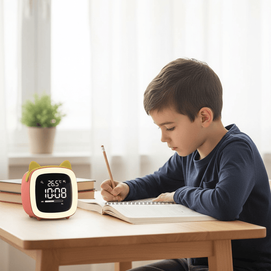 HäschenGlow | Adorable Gentle Night Light Children's Alarm Clock 3