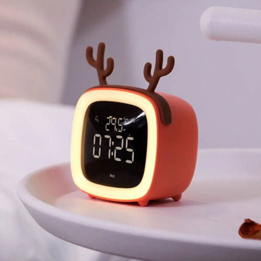 HäschenGlow | Adorable Gentle Night Light Children's Alarm Clock 4