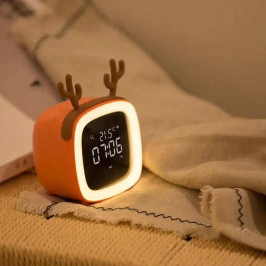 HäschenGlow | Adorable Gentle Night Light Children's Alarm Clock 5
