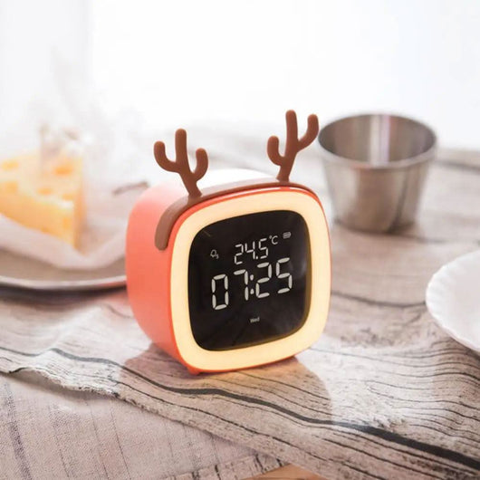 HäschenGlow | Adorable Gentle Night Light Children's Alarm Clock 6