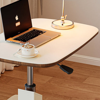 Height-Adjustable Scandinavian Side Table with Saddle Leather Finish | Versatile End Table for Living Room 4