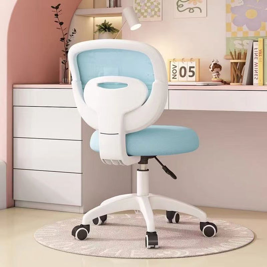 Height Adjustable Kids Desk Chair | Fabric Upholstery, Mid-Back Support | Ideal for Home Office and Bedroom 0