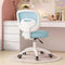 Height Adjustable Kids Desk Chair | Fabric Upholstery, Mid-Back Support | Ideal for Home Office and Bedroom