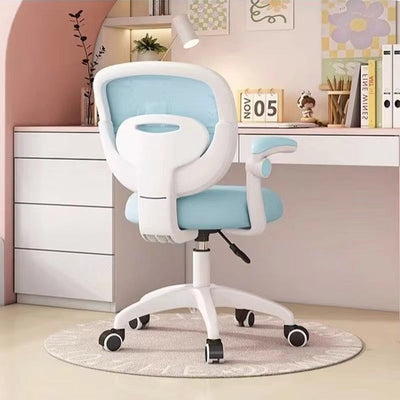 Height Adjustable Kids Desk Chair | Fabric Upholstery, Mid-Back Support | Ideal for Home Office and Bedroom 9