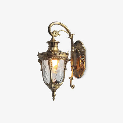 Heritage Brass | Elegant Vintage Outdoor Wall Lantern for Garden and Patio 1