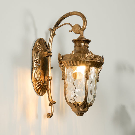 Heritage Brass | Elegant Vintage Outdoor Wall Lantern for Garden and Patio 3