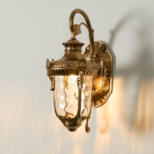 Heritage Brass | Elegant Vintage Outdoor Wall Lantern for Garden and Patio 4