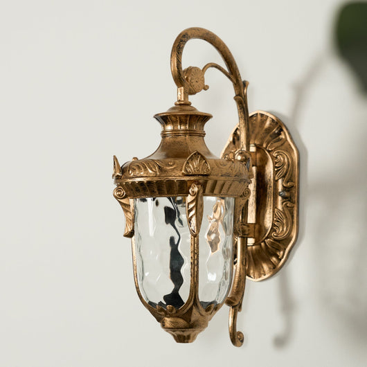Heritage Brass | Elegant Vintage Outdoor Wall Lantern for Garden and Patio 7