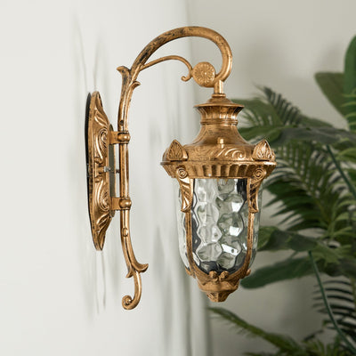 Heritage Brass | Elegant Vintage Outdoor Wall Lantern for Garden and Patio 8