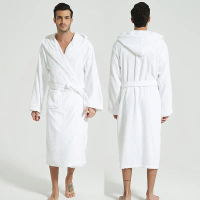 Hooded Bathrobe | High-Quality Cotton | Soft, Breathable Fabric | Perfect for Home and Spa 1