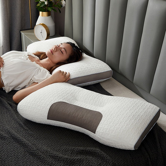 Hybrid Pillow for Neck Pain Relief | Comfortable Support for Side Sleepers in Bedroom 0