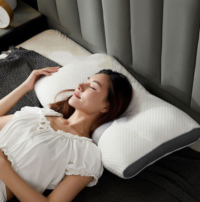 Hybrid Pillow for Neck Pain Relief | Comfortable Support for Side Sleepers in Bedroom 4