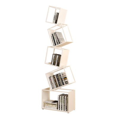 Iron Bookshelf with 5 Shelves | Modern Creative Design for Home Office Storage 6