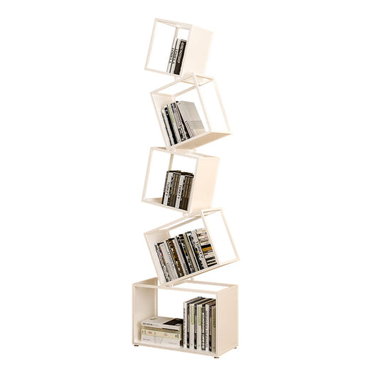 Iron Bookshelf with 5 Shelves | Modern Creative Design for Home Office Storage 6