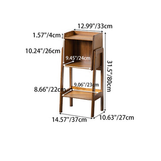 Japanese Bamboo Bookshelf with Stylish Storage | Eco-Friendly Design for Living Room