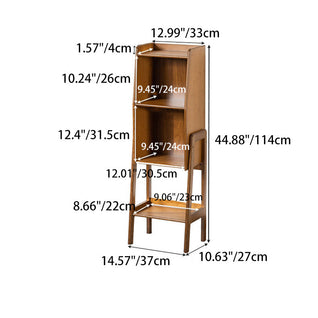 Japanese Bamboo Bookshelf with Stylish Storage | Eco-Friendly Design for Living Room