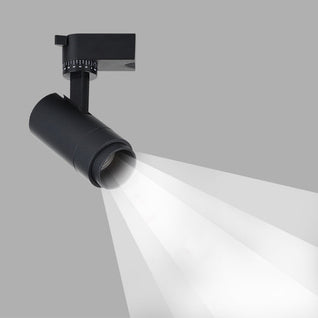 LED Track Lighting | Adjustable Dimmable Black Track Light Fixtures for Modern Living Room