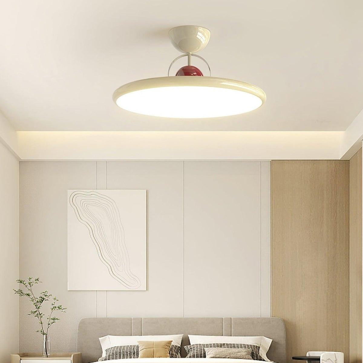 Letizia | Elegant Modern Flush Mount Ceiling Light with Integrated LED 3