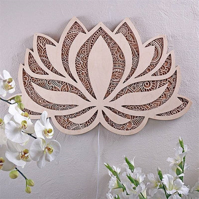 LotusAura | Elegant Spiritual Wall Sconce Lighting for Serene Spaces 2