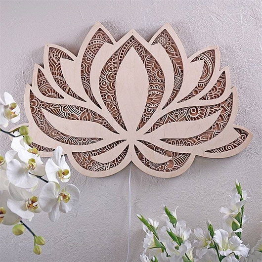 LotusAura | Elegant Spiritual Wall Sconce Lighting for Serene Spaces 2