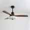 Lotus Bloom | Elegant Modern Flush Mount Ceiling Fan with Lights