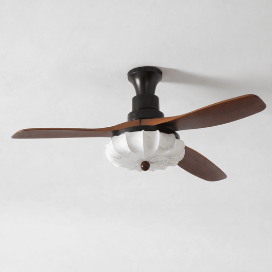 Lotus Bloom | Elegant Modern Flush Mount Ceiling Fan with Lights 9