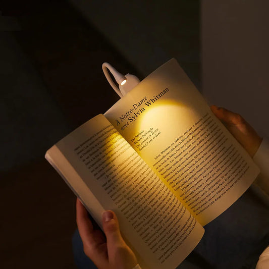LumiClip | Compact Adjustable Clip-On Reading Light for Nighttime Book Lovers 0