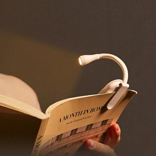 LumiClip | Compact Adjustable Clip-On Reading Light for Nighttime Book Lovers 1