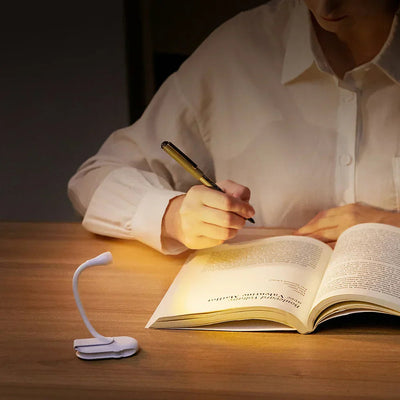 LumiClip | Compact Adjustable Clip-On Reading Light for Nighttime Book Lovers 2
