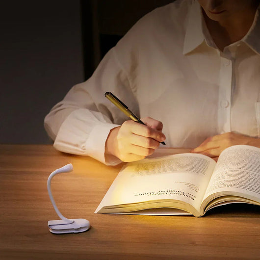 LumiClip | Compact Adjustable Clip-On Reading Light for Nighttime Book Lovers 2