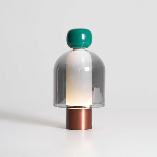 LuminaJoy | Elegant Rechargeable Glass Table Lamp with Infinite Dimming 10