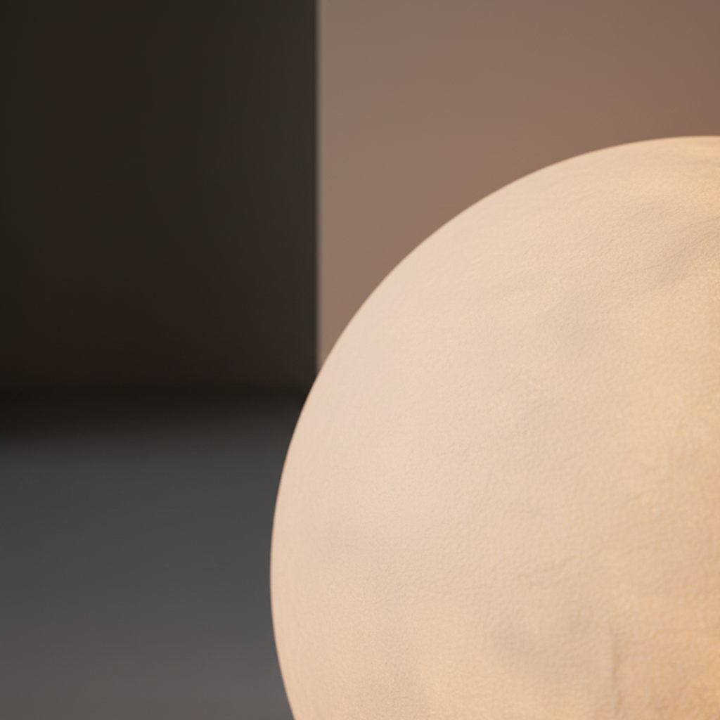 LunaBall | Elegant Modern Resin Globe Floor Lamp for Cozy Living Room Spaces 8